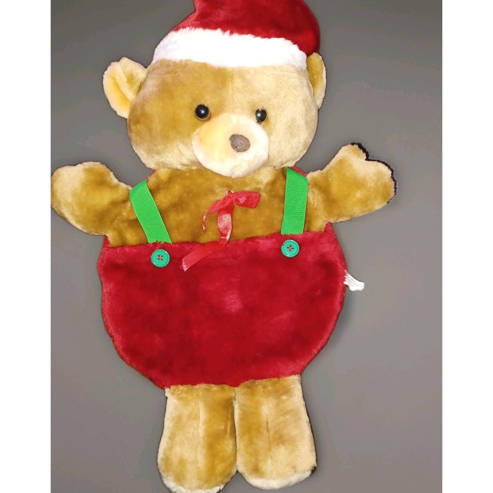 Christmas‎ Plush Stuffed Teddy Bear Toy 3D Stocking